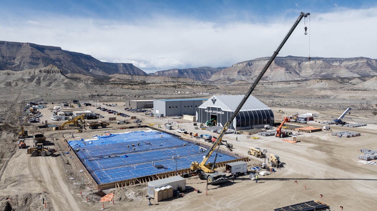 Reactor pilot program construction site in Utah